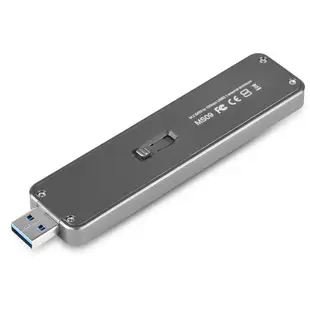 SilverStone銀欣MS09B USB3.1 M.2 SSD外接盒(太空灰) 廠商直送