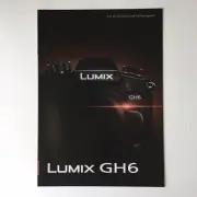 Panasonic LUMIX GH6 Digital Camera Japanese Catalog Published in February 2022