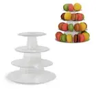 4 Tiers Macaroon Display Stand Practical High Quality Birthday High quality Rack