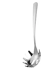 Pasta Spoon - Stainless Steel Pasta Spoon | Spaghetti Serving Spoon | Noodle Spoon Pasta Spoon | Pasta Colander with Teeth | Spaghetti Strainer Pasta Server, Noodle Strainer Kitchen Utensils