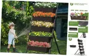 Vertical Garden Planter, 5 Tiers Vertical Raised Garden Bed Metal Elevated