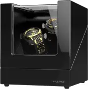 TRIPLE TREE Double Watch Winder for Automatic Watches, Automatic Watch Winder Bo