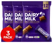 3 x Cadbury Dairy Milk Sharepack 144g