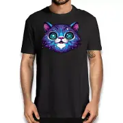 Space Cat Astronaut T-Shirt - Cosmic Astronomy Graphic Unisex Tee
