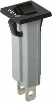 Panel Mount Circuit Breaker Flip Lid Fuse SwitchThermal Resettable AC/DC 2AMP