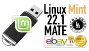 2025 Linux Mint 22.1 “MATE EDITION” Bootable Live USB Fash Drive