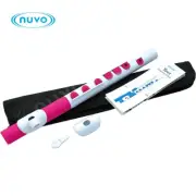 Nuvo TooT 2.0 Pre-Flute Instrument for Beginner Musicians White/Pink N430TWPK