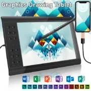 Digital Graphics Drawing Tablet Art Painting Board USB Tablet w/Battery-free Pen