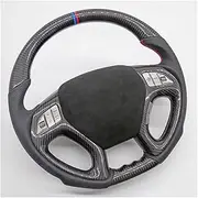 LESANGBAIHUODIAN Carbon Fiber Steering Wheel Fit for Hyundai Tucson 2010