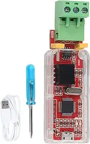 CAN Bus Analyzer USB Adapter 1 Channel Double Isolation High Speed CAN2.0A CAN2.0B Protocol Decoder for Automotive Industrial Automation ABS Shell