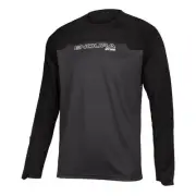 Long Sleeve T- Shirt MTB mt500 Burner L/S Jersey Black Endura Cycling Bike