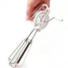 2X Rotary Manual Hand Whisk Egg Beater Mixer Blender Stainless Steel6291