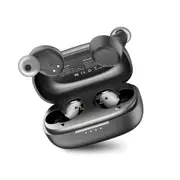 Black Mini Wireless Earbuds Bluetooth 5.3 Headphones