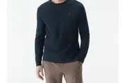 Polo Ralph Lauren Men's Classics Long Sleeve Tee / T-Shirt / Tshirt - Ink