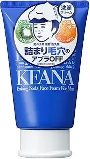 Pore Nadeshiko Boy's Baking Soda Foam Face Cleansing Pores Sebum Square Stopper Nostril Stain Moist Soft Skin Men's Face Washing Foam 3.5 oz (100 g)