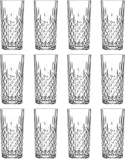 LAV 12x Clear 355ml Odin Highball Glasses - Tall Hi Ball Glass Water Gin Juice Cocktail Drinking Glassware Tumblers Set