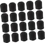 [Ipetboom] 20Pcs Disposable Chef Hats Fouling Cooking Caps High Top Design for Kitchen Use Chef Headwear for Restaurants and Catering Black