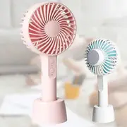 Mini Portable Wireless Rechargeable bluetooth Speaker USB Air Conditioner Purifier Desk Fan 29 BLUE