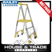 Bailey Platform Ladder 0.9m 3 Step Aluminium Stepladder P170 FS13538