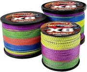 LLEIIshen PE 8 Strands Multifilament Fishing Line Spotted 1000m Speckle Braided Fishing Line Carp Fishing Accessories Saltwater/2024