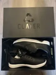 Travis Mathew Cuater The Wildcard Mens Golf Shoes size 10 Black Leather