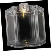Totority Desktop Aquarium with LED Light Fish Tank Decor for Fish Hydroponic Plants for Home Office for DIY Micro Landscapes