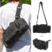 Tactical Molle Waist Pack Men Military Waterproof Cross-body Shoulder Sling Bag