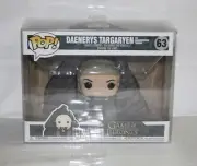 Game of Thrones Daenerys on Dragonstone Throne POP Rides Figure #63 FUNKO NIB