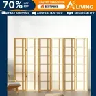 6 Panel Room Divider Screen 265x179cm Nova Natural Privacy Partition Home 6P-NT