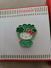BROCCOLI KIDROBOT CUP NOODLES HELLO KITTY ENAMEL PIN SERIES NEW