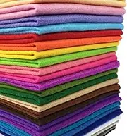 flic-flac 28pcs 12 x 8 inches (30cmx20cm) 1.4mm Thick Soft Felt Fabric Sheet Assorted Color Felt Pack DIY Craft Sewing Squares Nonwoven Patchwork
