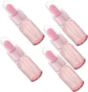 MOTHNUR 5pcs Glass Dropper Bottles Refillable Holders for Essential Oils Travel Accurate Dispensing Safe Storage Reusable Organizers for Aromatherapy and Liquids