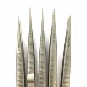 Strong Diamond Tweezer Set of 5 in Wallet Titanium Jewellery Making Watches