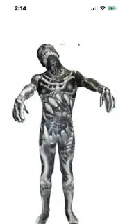 NEW ADULT MORPH SKULL BONES HALLOWEEN COSTUME SIZE XL XLARGE Full Body