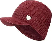 [BCJDIEIV] Autumn and Winter hat Winter Hats Soft Beanie Cap Thick Knitted Hat Fit for Women Fit for Men Fedora hat
