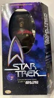 Star Trek: Captain Benjamin Sisko 12” FIGURE Playmates 1999 Wormhole Edition NEW