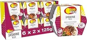 SunRice Microwave Jasmine Rice Cups 6x 2x125g
