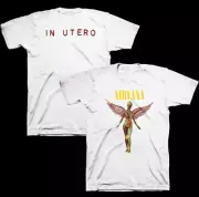 Nirvana band In Utero Tee shirt size s-5xl white short sleeve DO427