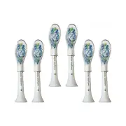 6x Philips Sonicare DiamondClean Adaptive Clean Brush Heads | White | No Box