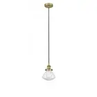 Innovations Edison Olean 1 Light Mini Pendant, BB/Seed - 616-1PH-BB-G324