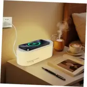 Bedside Night Light - Touch LED Lamp with Wireless Charger,Dimmable 2800K