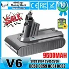 9500mAh Battery for V6 Animal V6 Fluffy SV03 SV04 SV06 SV09 DC58 DC59 DC62 DC72