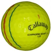 48 Recycled Callaway Chrome Soft X LS TT Yellow with Orlimar Golf Wrench Tool