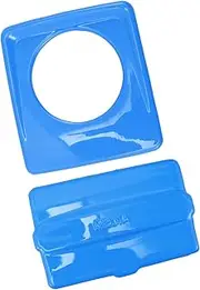 X AUTOHAUX Cigarette Lighter USB Socket Panel Cover Trim for Jeep Wrangler JL 18-24 Front Cigarette Lighter Socket USB Outlet Panel Cover Trim ABS Light Blue