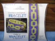 Dimensions Savvy Stitches EMBROIDER a RIBBON Bracelet Craft Kit #73162 Chain