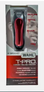 Wahl Corded T Blade Hair Trimmer, Professional Home Barber Beard Cutting Machine
