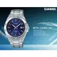CASIO 卡西歐 手錶專賣店 國隆 MTP-1308D-2A 藍x玫瑰金 防水50米 MTP-1308D
