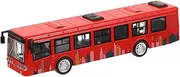 Kisangel City Bus Model Pull Back Car for Die Cast Bus Vehicle Educational for Boys
