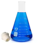 Glass Flask Erlenmeyer Flask Set Narrow Mouth 2000ml Graduated Flasks