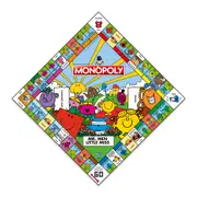 Monopoly Mr Men and Little Miss Edition Family Tabletop Themed Board Game 8+